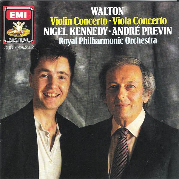 CD SIR WILLIAM WALTON - NIGEL KENNEDY, - Violin Concerto • Viola Concerto CDC7496282 EMI 1987 UK Classical Used
CD SIR WILLIAM WALTON - NIGEL KENNEDY, - Violin Concerto • Viola Concerto CDC7496282 EMI 1987 UK Classical Used