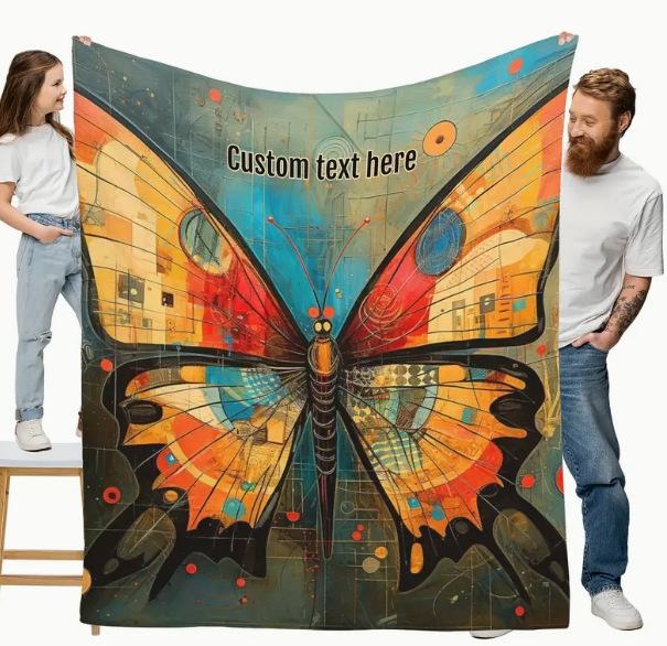 Dreamy colorful butterfly digitalprinted polyester Bedroom velvet flannel cover blanket Fleece sofa cover blankets for beds 75x100cm
Dreamy colorful butterfly digitalprinted polyester Bedroom velvet flannel cover blanket Fleece sofa cover blankets for beds 75x100cm