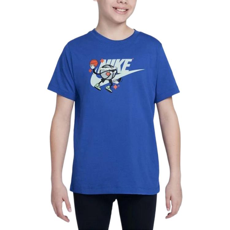 Nike Loose Fit Sports Basketball Printed Short Sleeve T-Shirt Kids tops Blue FZ5123-480 L
Nike Loose Fit Sports Basketball Printed Short Sleeve T-Shirt Kids tops Blue FZ5123-480 L