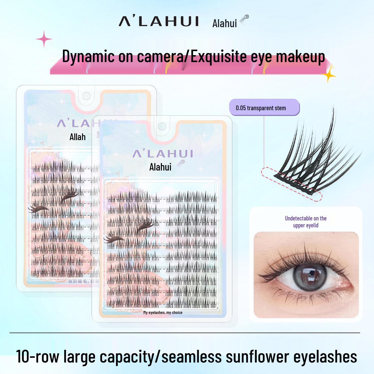 Sunflower Transparent Band Seamless Mixed-Race Comic Natural Lightweight False Eyelashes
Sunflower Transparent Band Seamless Mixed-Race Comic Natural Lightweight False Eyelashes