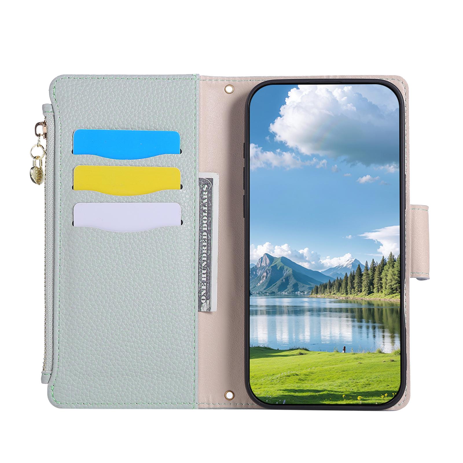 For Samsung Galaxy S24 Ultra Case Zipper Wallet Leather Phone Cover with Wrist Strap Black
For Samsung Galaxy S24 Ultra Case Zipper Wallet Leather Phone Cover with Wrist Strap Black