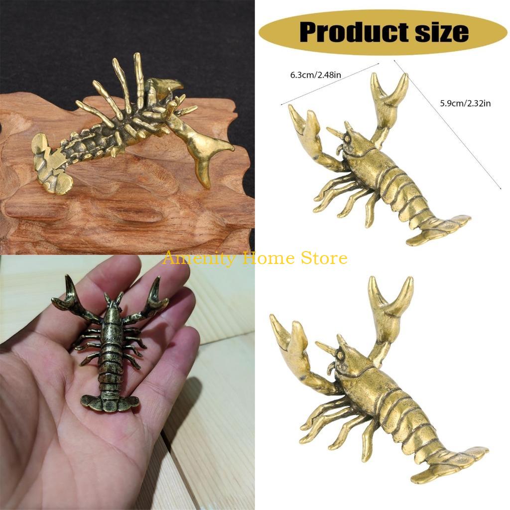 F26C Gold Crawfish Sculpture Solid Metal Animal Ornament Lobsters Figurine for Home Office Garden Desktop Cabinets Decors CN
F26C Gold Crawfish Sculpture Solid Metal Animal Ornament Lobsters Figurine for Home Office Garden Desktop Cabinets Decors CN
