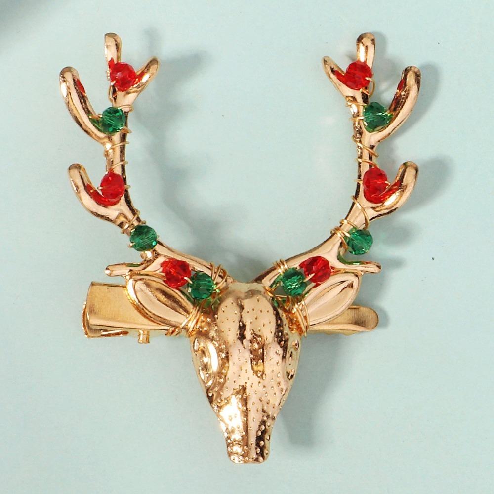 Hair Clip Christmas Headband Crystal Antlers Hairband Temperament Hairpin Set Merry Christmas 1 Set
Hair Clip Christmas Headband Crystal Antlers Hairband Temperament Hairpin Set Merry Christmas 1 Set