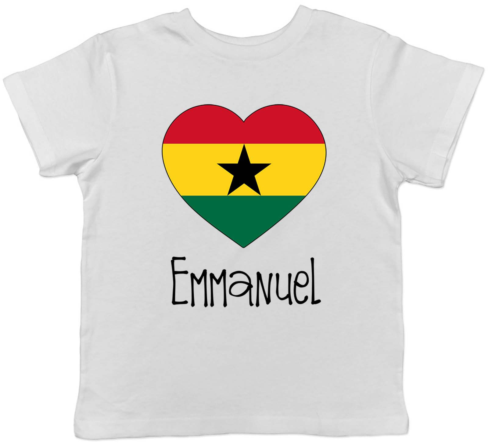 Personalised Ghana Football Nation Flag Childrens Kids T-Shirt Boys Girls 120
Personalised Ghana Football Nation Flag Childrens Kids T-Shirt Boys Girls 120