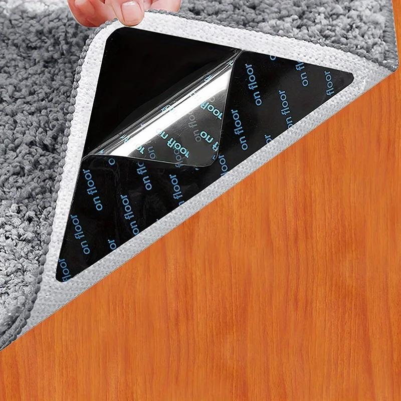 4/8pcs Reusable & Washable Rug Grippers - Keep Area Rugs Flat on Hardwood Floors & Tiles with Non-Slip Dual Sided Adhesive Pads
4/8pcs Reusable & Washable Rug Grippers - Keep Area Rugs Flat on Hardwood Floors & Tiles with Non-Slip Dual Sided Adhesive Pads