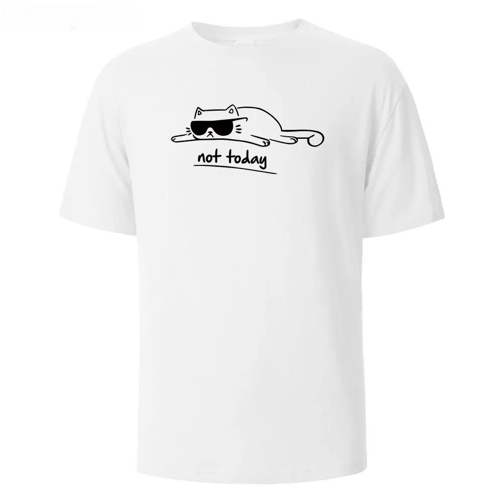 Not Today Cat Print Comfortable Cotton T-shirt Men s Simple Round Collar Design Soft Breathable Short Sleeve Basic Men s T-shirt 4XL
Not Today Cat Print Comfortable Cotton T-shirt Men s Simple Round Collar Design Soft Breathable Short Sleeve Basic Men s T-shirt 4XL