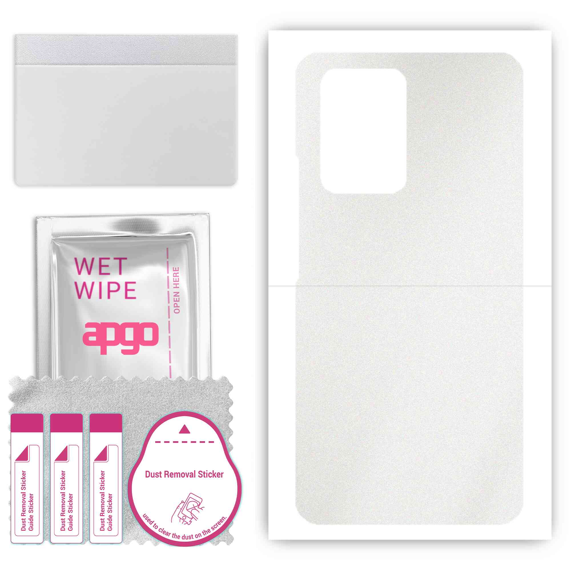 apgo Захисна наклейка для задньої панелі, сумісна з Xiaomi 11T Pro, Wrap Film, Foil, Vinyl - Pattern Matte Transparent
apgo Захисна наклейка для задньої панелі, сумісна з Xiaomi 11T Pro, Wrap Film, Foil, Vinyl - Pattern Matte Transparent