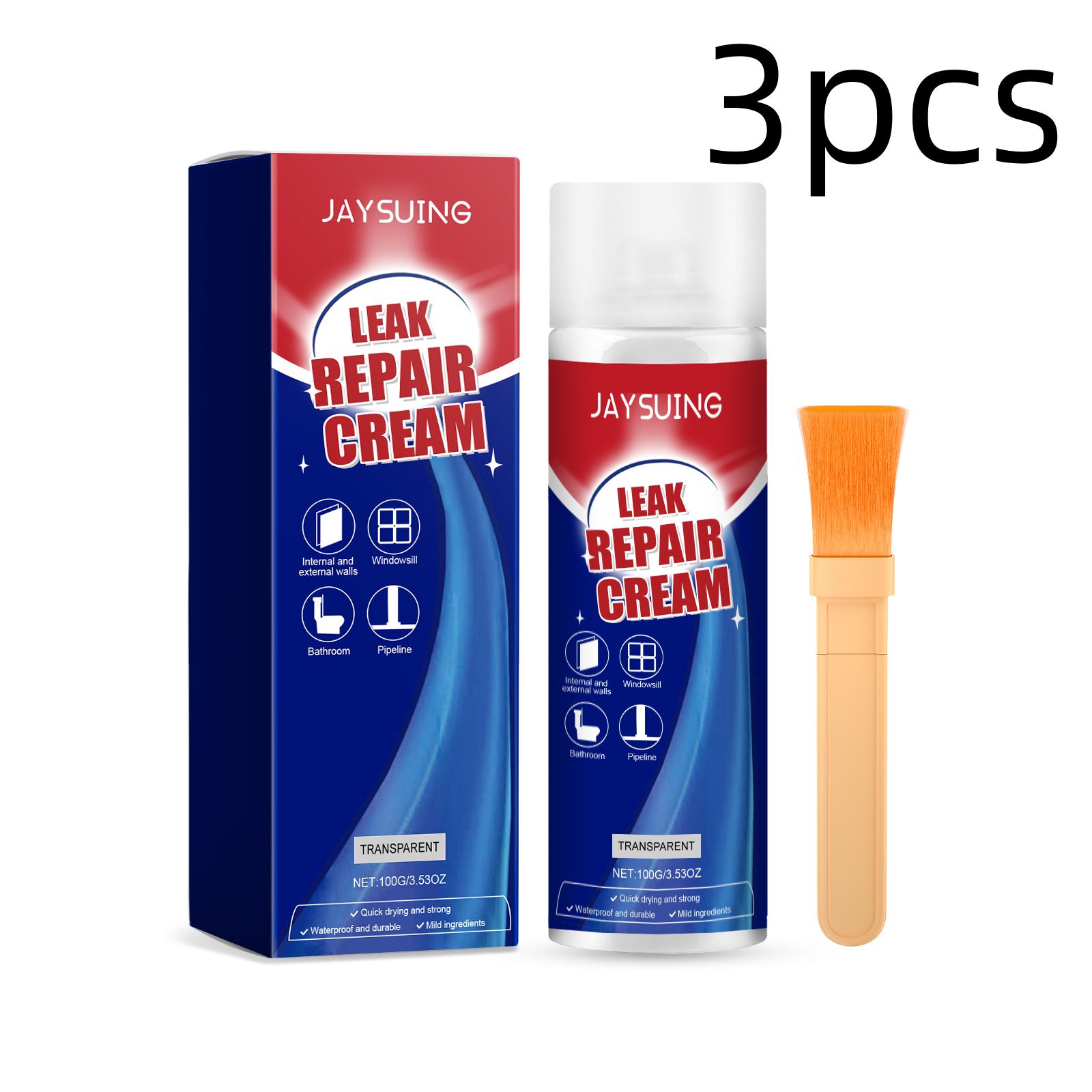 Jaysuing Leak Repair Cream Transparent for Plastic Water Pipe Household Waterproof Product Durable Invisible Leak Repair Sealant
Jaysuing Leak Repair Cream Transparent for Plastic Water Pipe Household Waterproof Product Durable Invisible Leak Repair Sealant