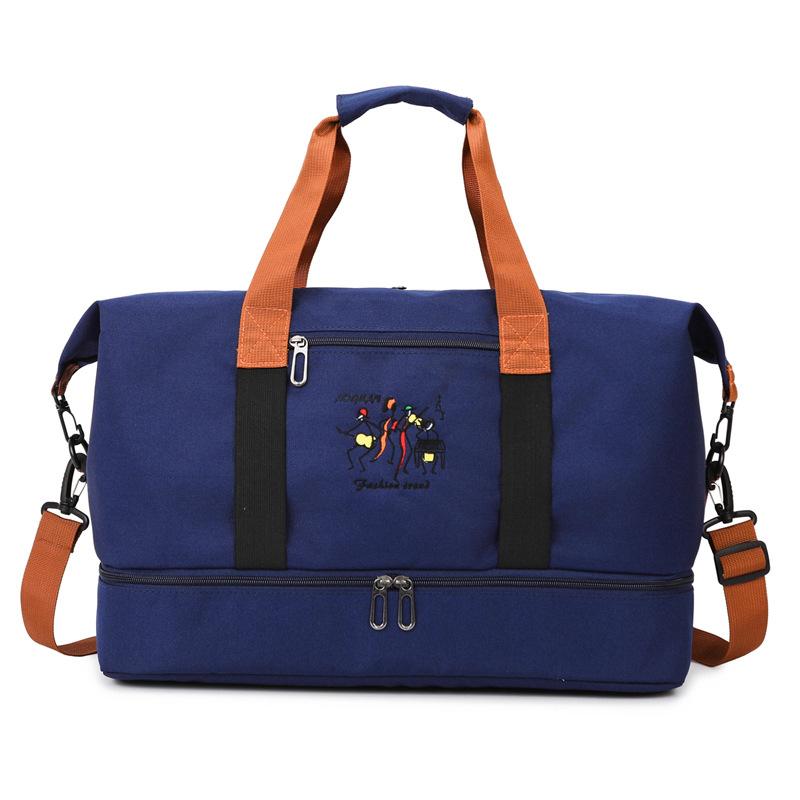 Popular D new business trip duffel bag wear-resistant dry and wet separation travel bag large-capacity portable fitness bag темно-синього кольору
Popular D new business trip duffel bag wear-resistant dry and wet separation travel bag large-capacity portable fitness bag темно-синього кольору