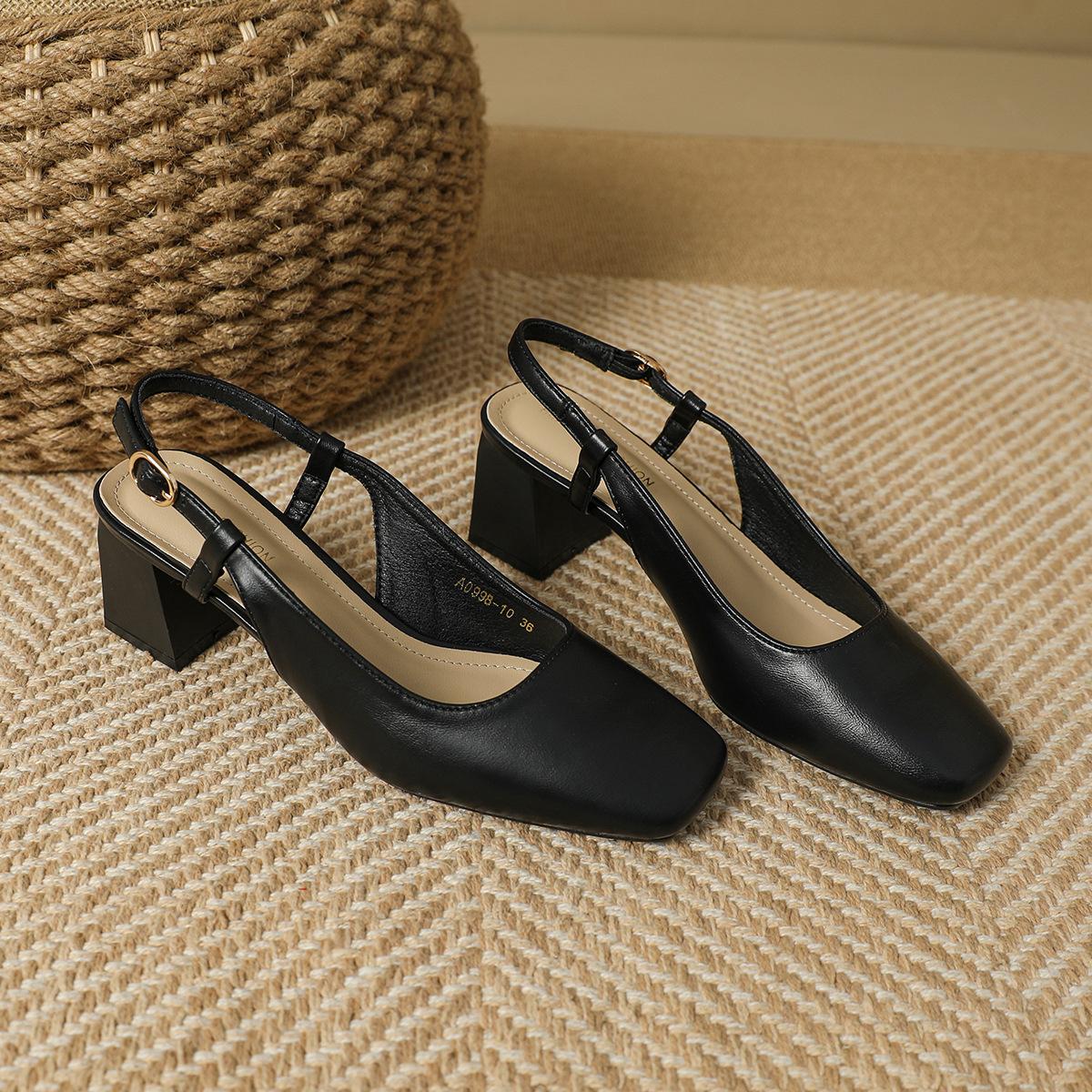 A0998-10 French retro square head thick heel bag head sandals 2025 new summer simple and versatile women s single shoes 35 чорний
A0998-10 French retro square head thick heel bag head sandals 2025 new summer simple and versatile women s single shoes 35 чорний