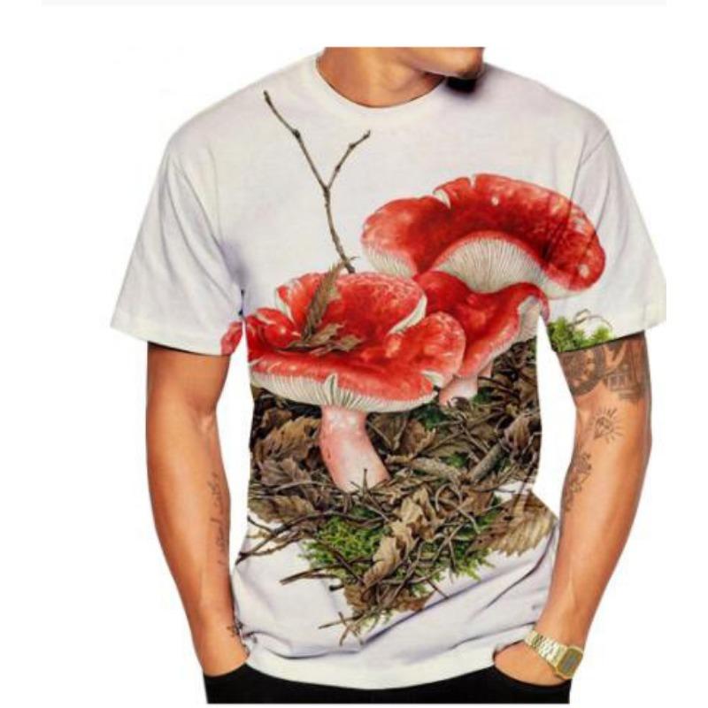 Футболка с круглым вырезом и принтом «Еда и грибы», новинка, повседневная мужская футболка с короткими рукавами и принтом «Грибы» L
Футболка с круглым вырезом и принтом «Еда и грибы», новинка, повседневная мужская футболка с короткими рукавами и принтом «Грибы» L