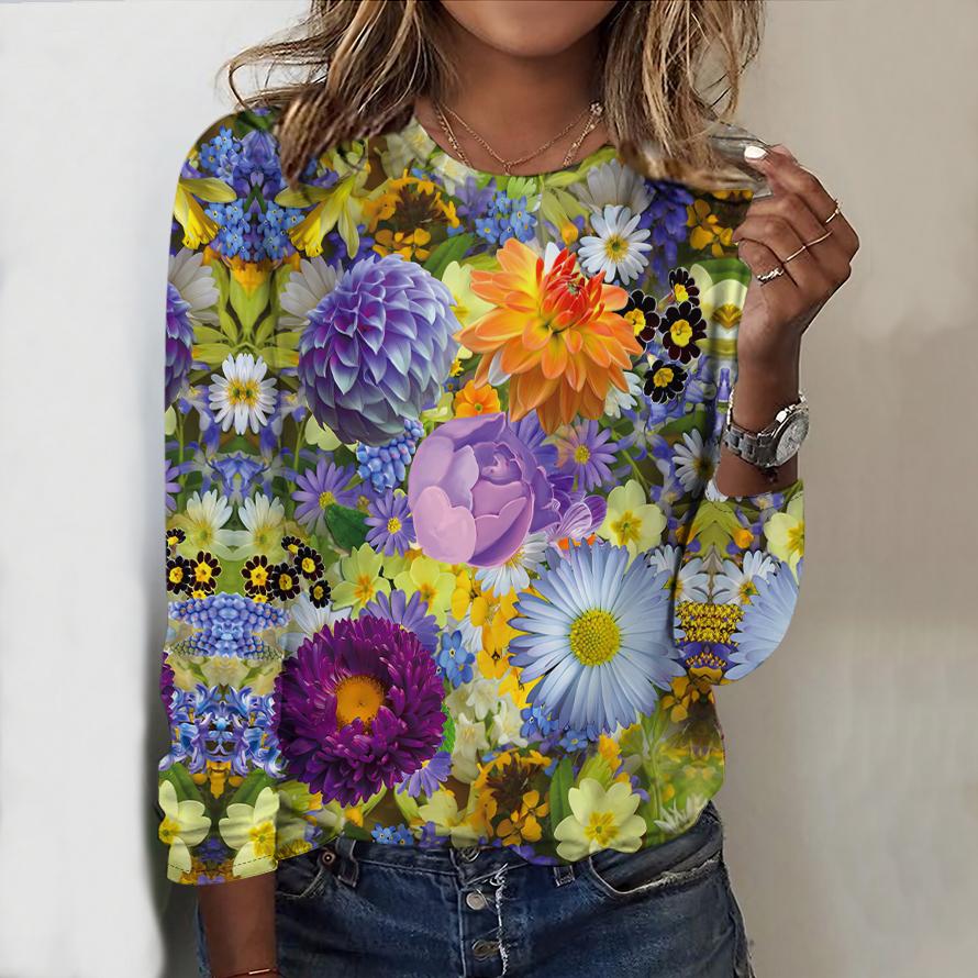 Топы на весну и осень с принтом в виде цветка персика и круглой горловиной, футболка с длинными рукавами, осенний повседневный тонкий пуловер, женский топ с длинными рукавами M жёлтый
Топы на весну и осень с принтом в виде цветка персика и круглой горловиной, футболка с длинными рукавами, осенний повседневный тонкий пуловер, женский топ с длинными рукавами M жёлтый