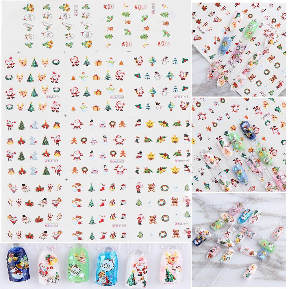 Маникюр Рождественский дизайн Рождественская наклейка Украшение ногтей Перенос воды Наклейки для ногтей 
Маникюр Рождественский дизайн Рождественская наклейка Украшение ногтей Перенос воды Наклейки для ногтей