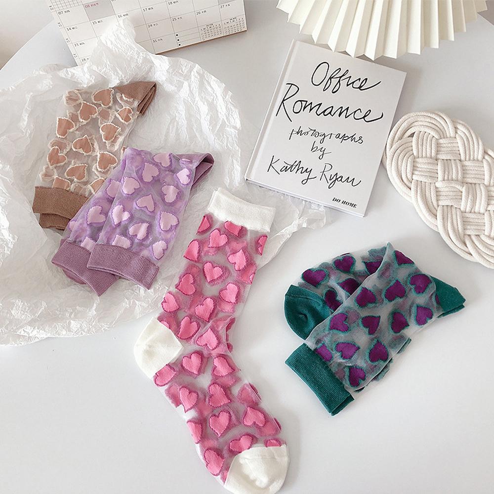 Sexy Ultra Thin Girls Summer Transparent Mesh Glass Silk Heart Socks Women Hosiery Love Heart розовый
Sexy Ultra Thin Girls Summer Transparent Mesh Glass Silk Heart Socks Women Hosiery Love Heart розовый