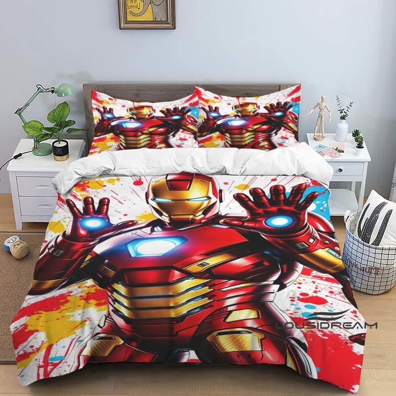 Iron Man print cartoon duvet cover bedding set, anime-themed home decor, suitable for children and adults. 200x220cm
Iron Man print cartoon duvet cover bedding set, anime-themed home decor, suitable for children and adults. 200x220cm