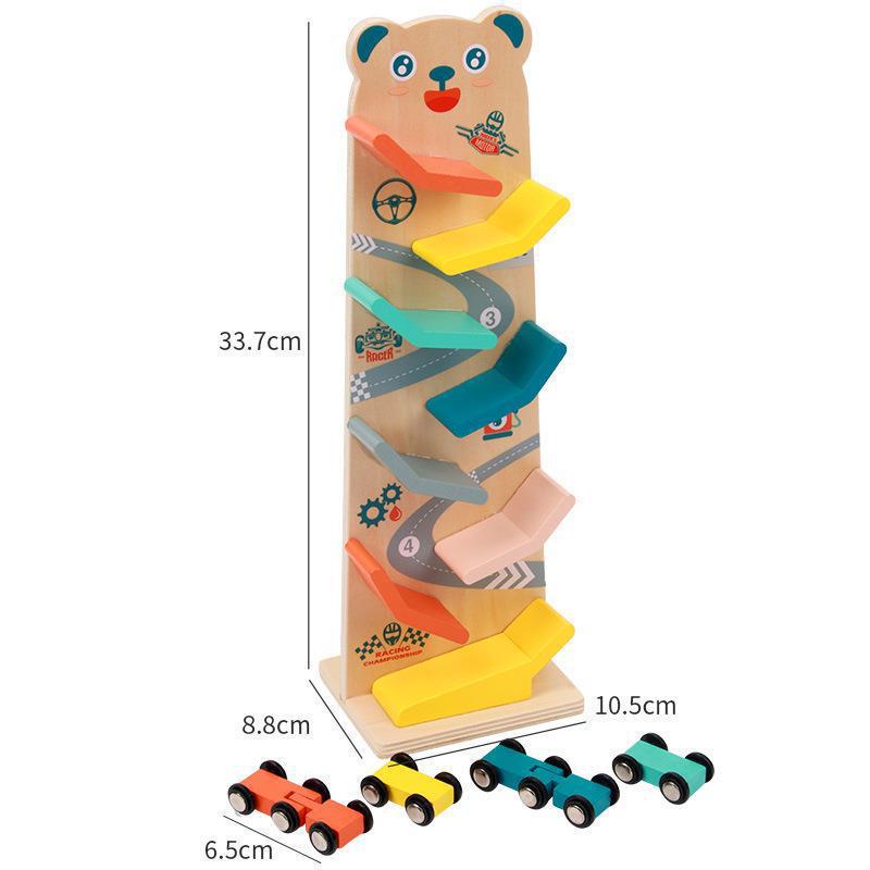 Деревянная трасса для малышей «Маленький медвежонок» – Инерционная гоночная машинка с оттягиванием назад, развивающая игрушка
Деревянная трасса для малышей «Маленький медвежонок» – Инерционная гоночная машинка с оттягиванием назад, развивающая игрушка