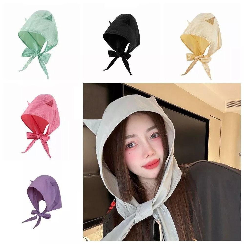 Solid Color Headscarf Hats Polyester Sun Protection Caps New Strap Pullover Hat Girls зелений
Solid Color Headscarf Hats Polyester Sun Protection Caps New Strap Pullover Hat Girls зелений