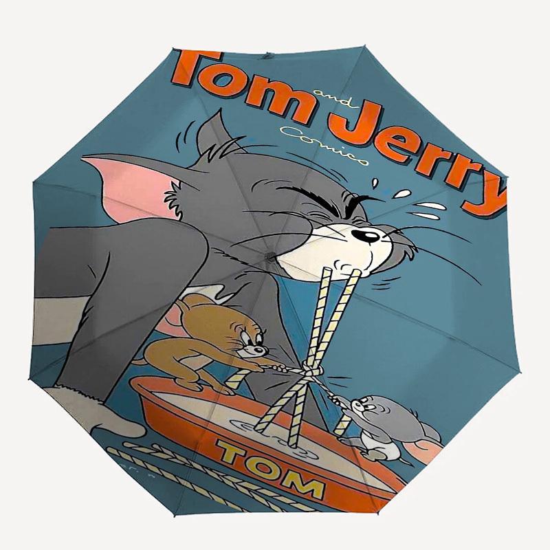 1pc Tom Jerry Automatic Open Close Umbrella with 8-Rib Windproof Canopy Compact Portable Travel Umbrella10311
1pc Tom Jerry Automatic Open Close Umbrella with 8-Rib Windproof Canopy Compact Portable Travel Umbrella10311