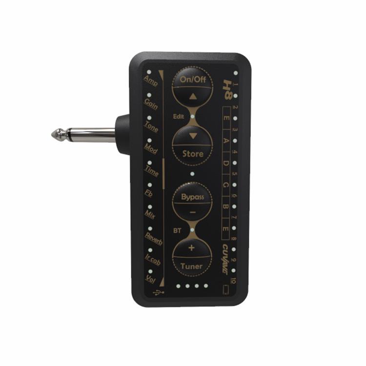 Portable Wireless Electric Guitar Effects Pedal and Earphone Amp for Convenient Learning чёрный/золотой
Portable Wireless Electric Guitar Effects Pedal and Earphone Amp for Convenient Learning чёрный/золотой