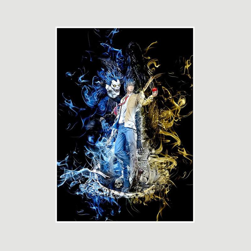 Класичний японський плакат Death Note Мультяшна фігурка L Ретро білі паперові плакати та принти Живопис Домашній декор Бар Вітальня Фреска 42x30cm
Класичний японський плакат Death Note Мультяшна фігурка L Ретро білі паперові плакати та принти Живопис Домашній декор Бар Вітальня Фреска 42x30cm