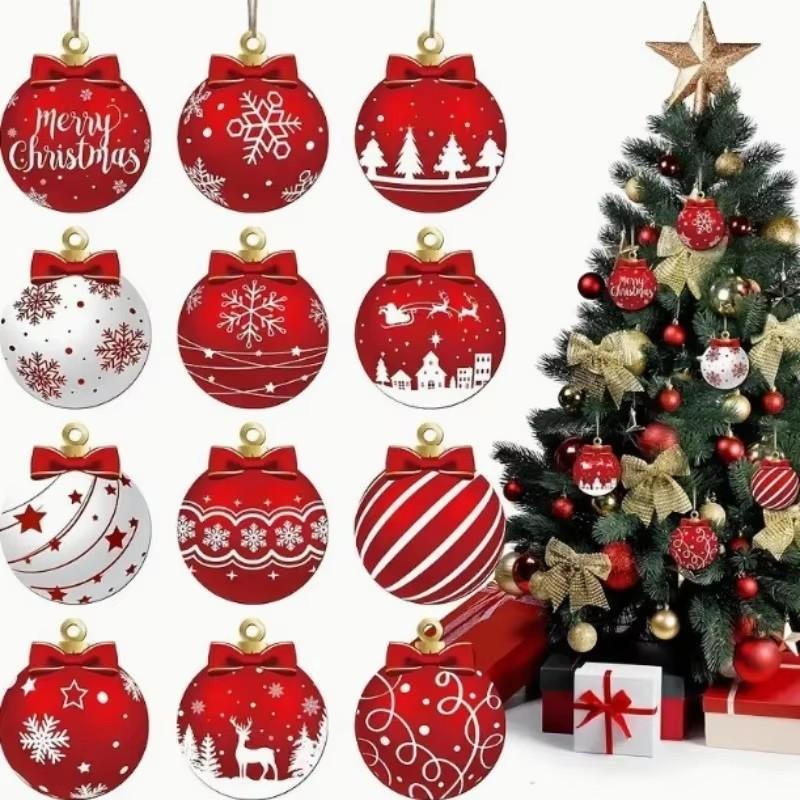 2D New Christmas Wooden Ornament Hanging Decorations Xmas Pendant DIY Supplies Christmas Tree Craft Decor For New Year Gifts
2D New Christmas Wooden Ornament Hanging Decorations Xmas Pendant DIY Supplies Christmas Tree Craft Decor For New Year Gifts