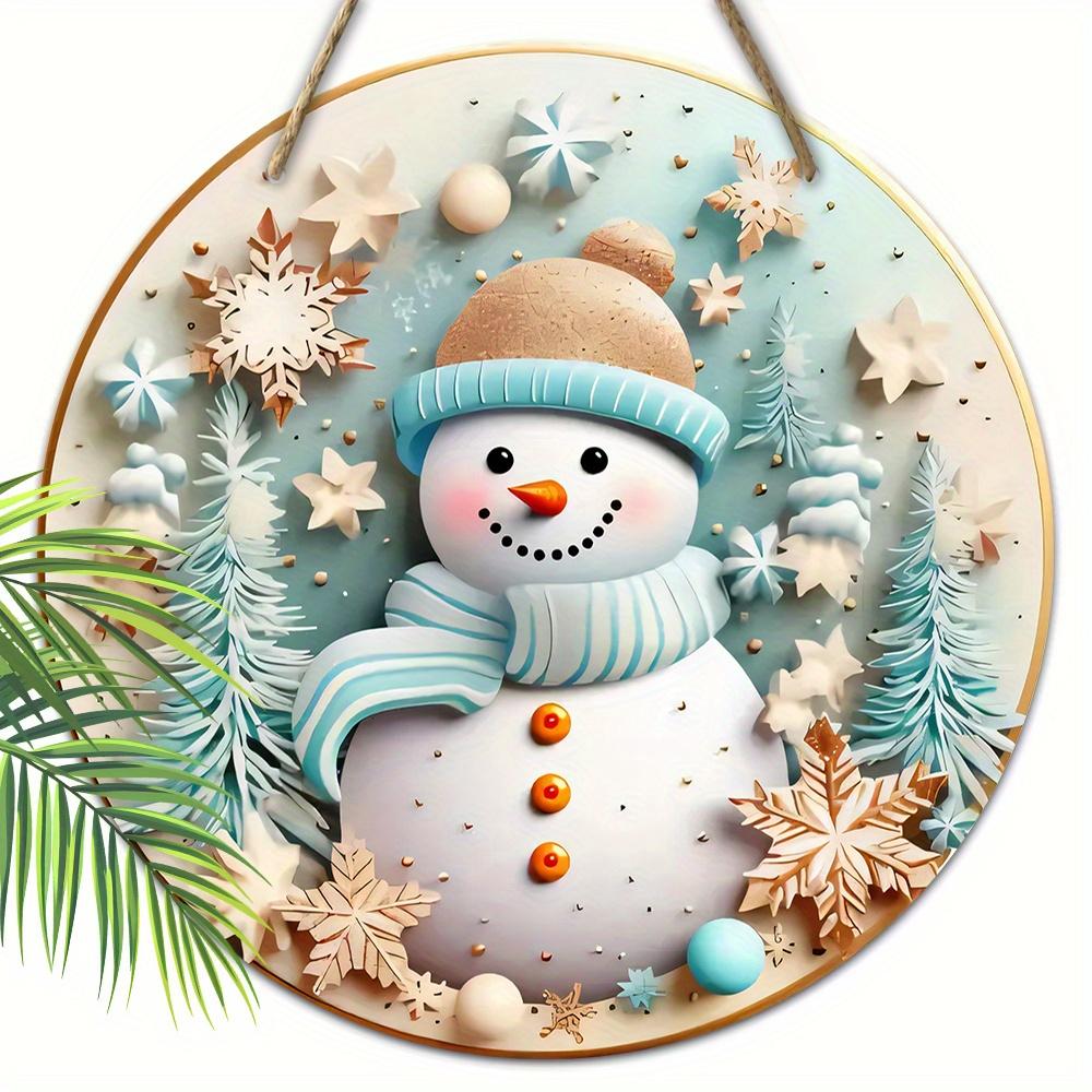 Милая деревянная рождественская табличка «Зимняя сказка» с узором снеговика - Круглая табличка «Навидад» для декора на входную дверь, на стену - Идеальный рождественский подарок 20cm/7.87in белый
Милая деревянная рождественская табличка «Зимняя сказка» с узором снеговика - Круглая табличка «Навидад» для декора на входную дверь, на стену - Идеальный рождественский подарок 20cm/7.87in белый