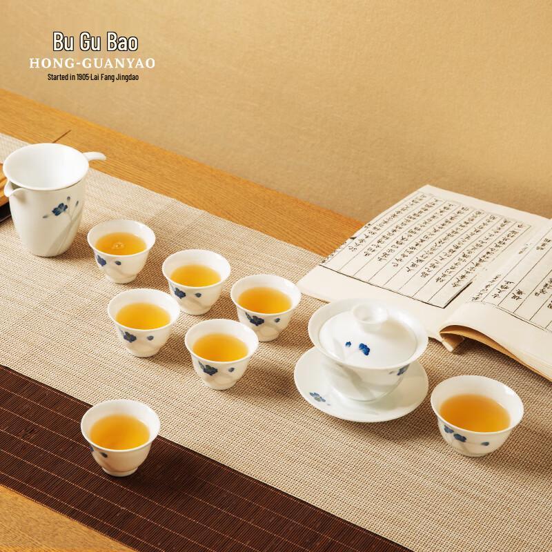Hongguanyao Orchid Valley Fragrance 12-Piece Ceramic Tea Set
Hongguanyao Orchid Valley Fragrance 12-Piece Ceramic Tea Set