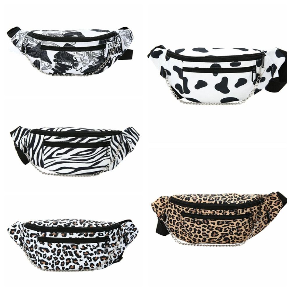 Легкая поясная сумка с коровьим узором на ремне Модная сумка через плечо
Легкая поясная сумка с коровьим узором на ремне Модная сумка через плечо