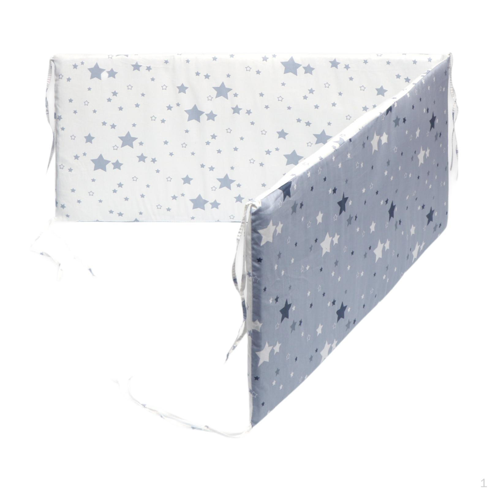 Baby Crib Liner Crash Pad Cushioned Padded for Boys Girls Bed Guard White 3 Color Star White Blue Star
Baby Crib Liner Crash Pad Cushioned Padded for Boys Girls Bed Guard White 3 Color Star White Blue Star