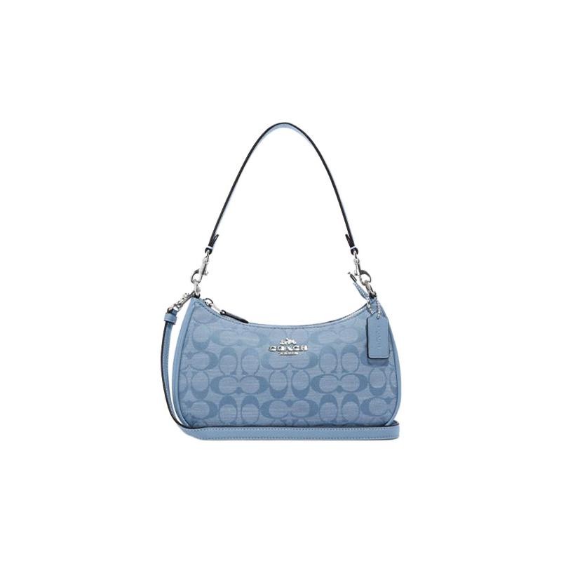 COACH shoulder bag Teri 25 classic old pattern jacquard zipper closure chambray fabric spelled cow leather armpit hand regular women s cornflower коричневий
COACH shoulder bag Teri 25 classic old pattern jacquard zipper closure chambray fabric spelled cow leather armpit hand regular women s cornflower коричневий