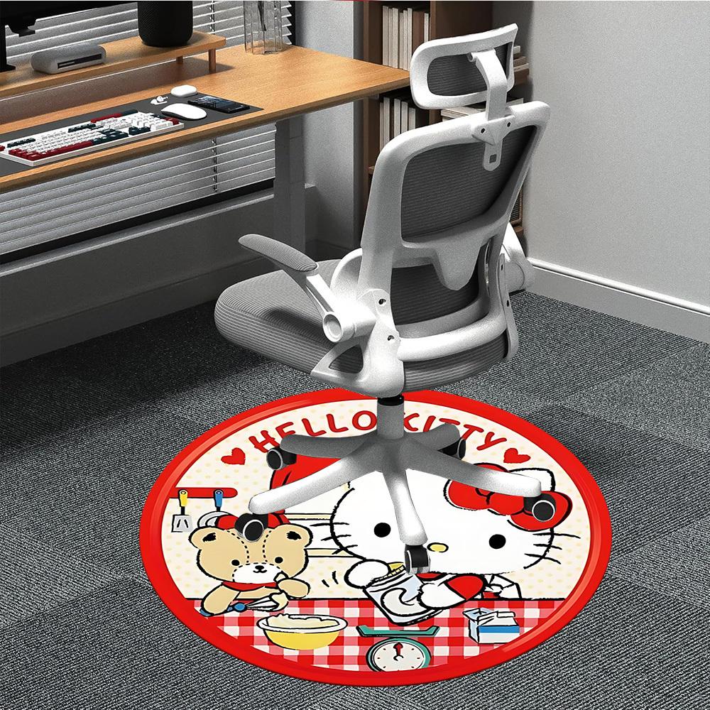 1 шт. Круглый коврик Hello Kitty для офиса - Идеально подходит для декора офиса или кабинета, Можно стирать в машине, Нескользящая основа, Декоративный коврик для пола 80cm
1 шт. Круглый коврик Hello Kitty для офиса - Идеально подходит для декора офиса или кабинета, Можно стирать в машине, Нескользящая основа, Декоративный коврик для пола 80cm