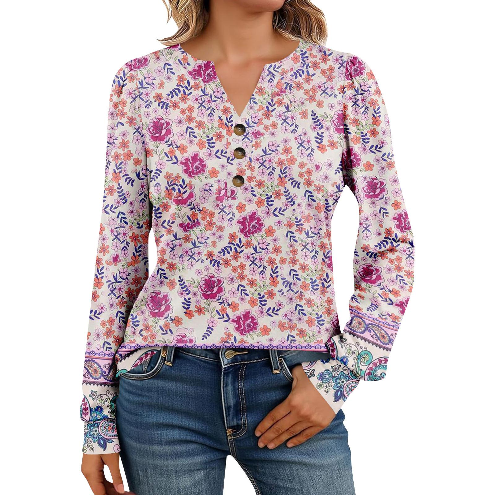 Women s Long Sleeve Shirts Henely Casual Tops Trendy Blouses Cute T-Shirts M
Women s Long Sleeve Shirts Henely Casual Tops Trendy Blouses Cute T-Shirts M