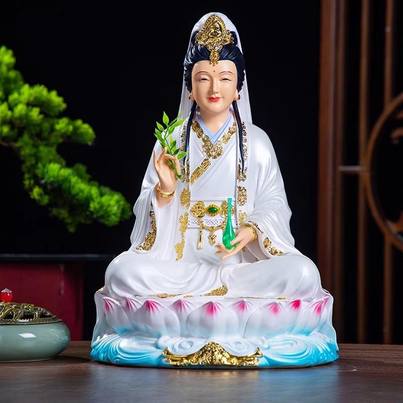 1pc Resin Bodhisattva Ornament Chinese Style Buddha Hall Bodhisattva Ornament Home Decoration Feng Shui Accessories Statues 21x18x29cm
1pc Resin Bodhisattva Ornament Chinese Style Buddha Hall Bodhisattva Ornament Home Decoration Feng Shui Accessories Statues 21x18x29cm
