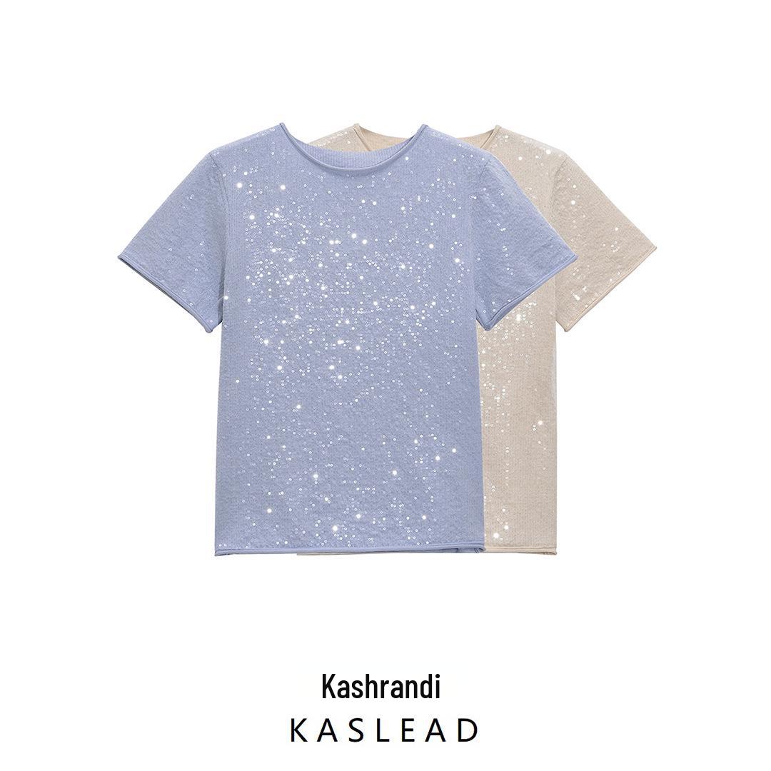 2025 Spring Women s Fashionable European & American Style Sequin Embellished Knit Sweater Medium синій
2025 Spring Women s Fashionable European & American Style Sequin Embellished Knit Sweater Medium синій