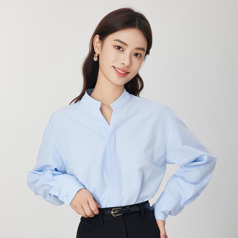 Women s Blue Stand-Up Collar Commuter Shirt - Spring/Autumn 2026 Professional Style XL синій
Women s Blue Stand-Up Collar Commuter Shirt - Spring/Autumn 2026 Professional Style XL синій