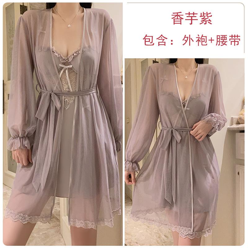 Smooth satin underwear passion hot backless deep V plus chest pad nightdress mesh robe women s suit one size fits all
Smooth satin underwear passion hot backless deep V plus chest pad nightdress mesh robe women s suit one size fits all