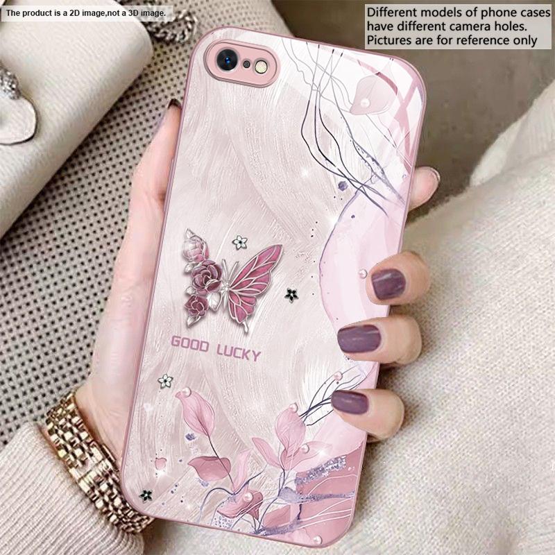 Rose Fashion Butterfly For iPhone 17 Air 16 E 15 14 13 Plus 12 mini 17 Pro Max 11Pro XR X 16E 7 8 11 Tempered Glass Phone Case iPhone 6
Rose Fashion Butterfly For iPhone 17 Air 16 E 15 14 13 Plus 12 mini 17 Pro Max 11Pro XR X 16E 7 8 11 Tempered Glass Phone Case iPhone 6