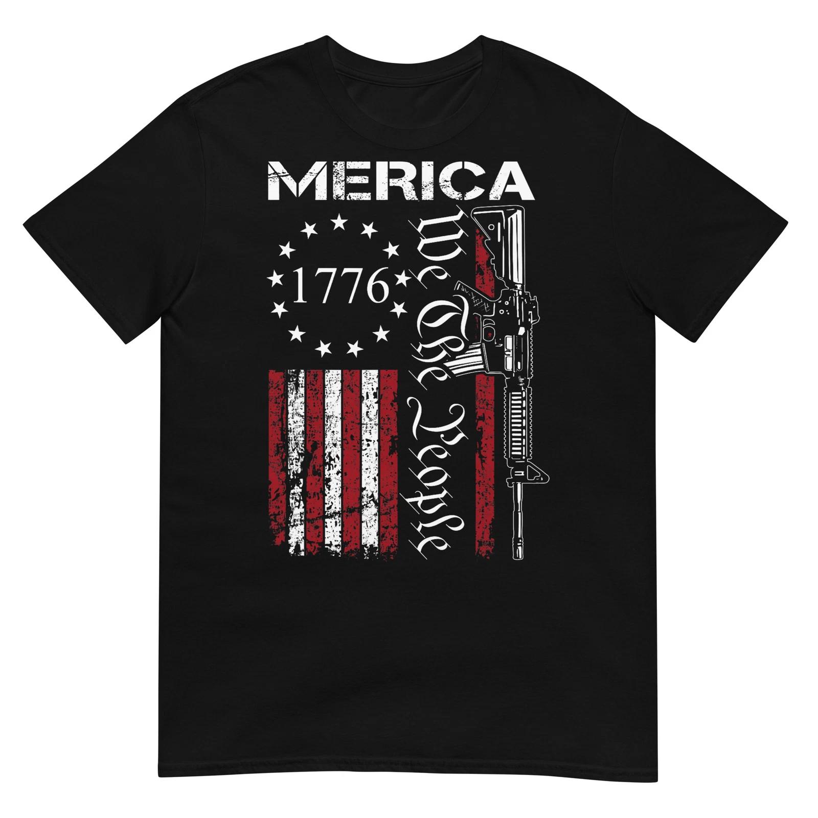 MERICA - AR15 We The People USA Flag 4th Of July Funny Gun T-Shirt 2XL
MERICA - AR15 We The People USA Flag 4th Of July Funny Gun T-Shirt 2XL