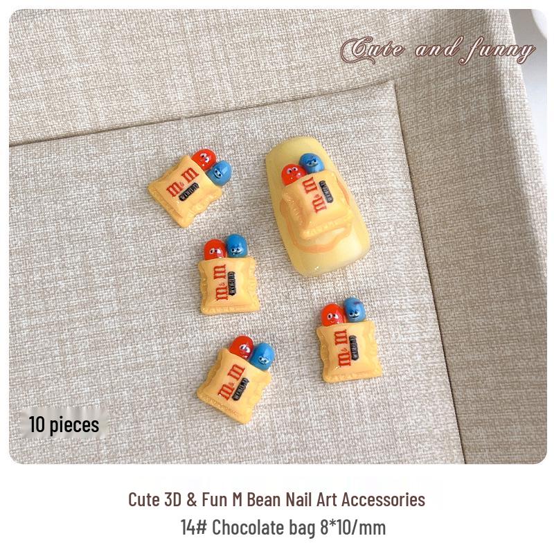 Colorful Mini M&M s Cartoon Resin Nail Art Fun Beans Accessories
Colorful Mini M&M s Cartoon Resin Nail Art Fun Beans Accessories