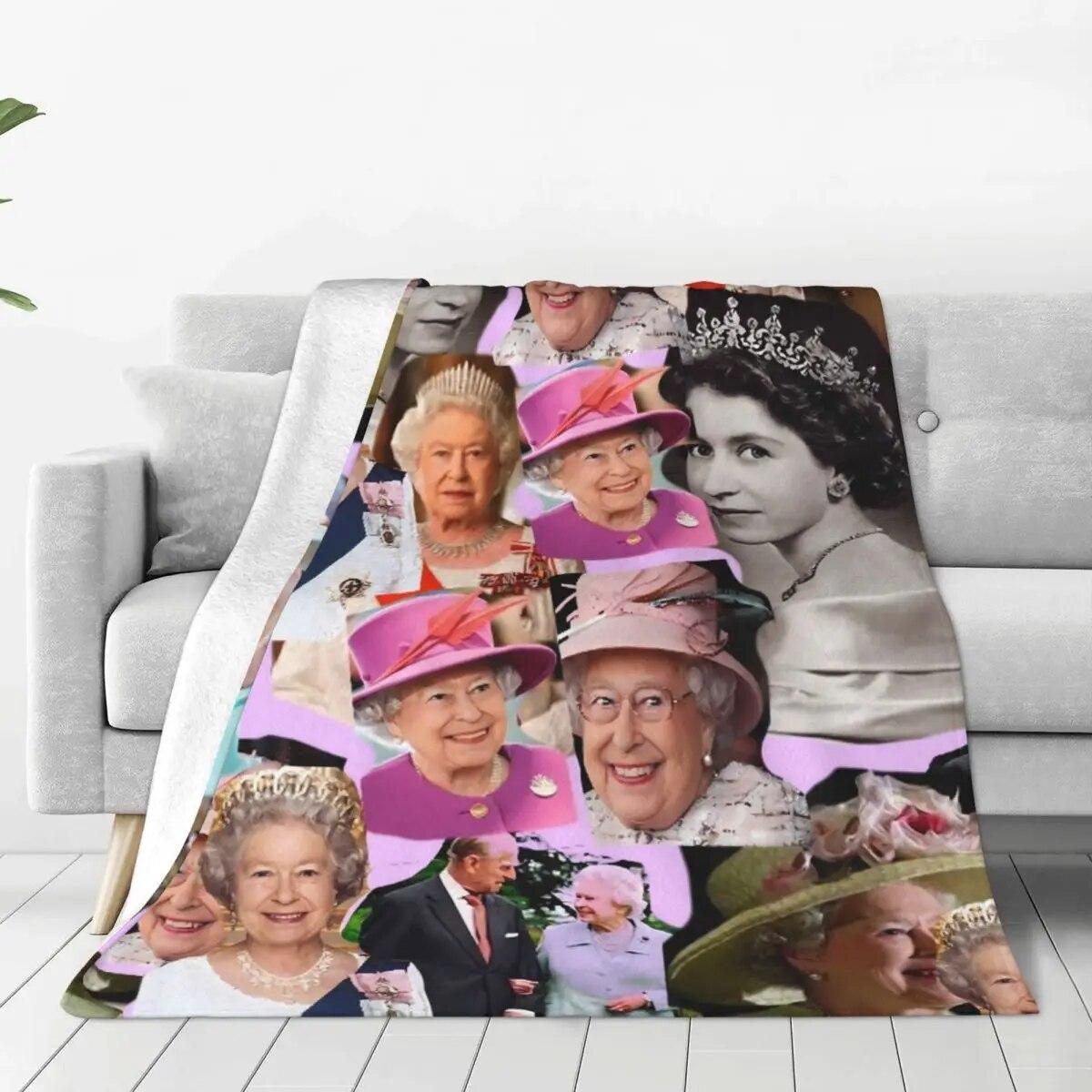 Elizabeth II Blanket HRH Queen Airplane Travel Flannel Throw Blanket Soft Durable Outdoor Custom Bedspread Birthday Gift
Elizabeth II Blanket HRH Queen Airplane Travel Flannel Throw Blanket Soft Durable Outdoor Custom Bedspread Birthday Gift
