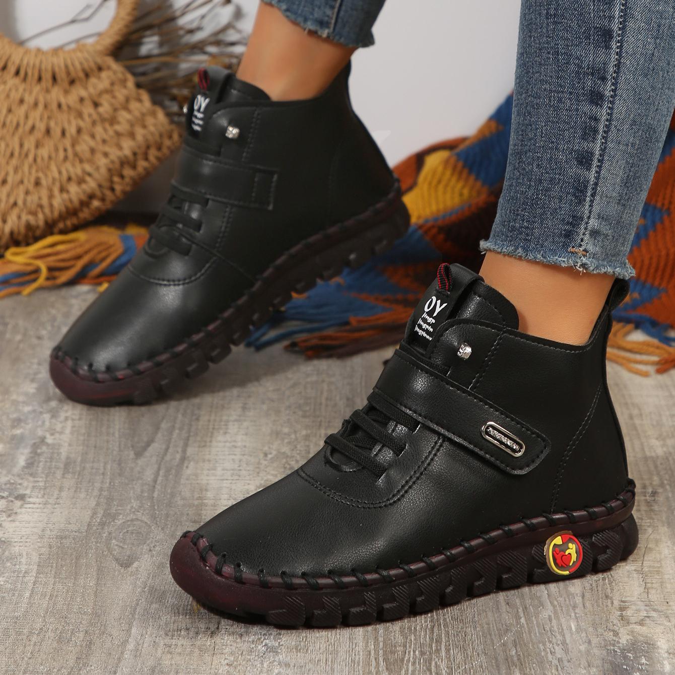 2023 модная обувь, женская обувь с плюшевым утеплителем, хлопковые туфли с высоким берцем, зимняя мягкая обувь с ручной прошивкой, теплая обувь 37
2023 модная обувь, женская обувь с плюшевым утеплителем, хлопковые туфли с высоким берцем, зимняя мягкая обувь с ручной прошивкой, теплая обувь 37