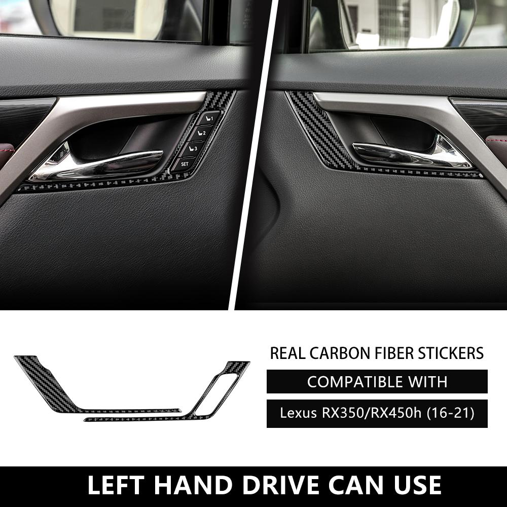 Ручка передней двери автомобиля из настоящего углеродного волокна для наклейки с левым рулем для Lexus RX350 RXH450 2016-внутренняя отделка автомобиля, Стайлинг For Left Hand Drive
Ручка передней двери автомобиля из настоящего углеродного волокна для наклейки с левым рулем для Lexus RX350 RXH450 2016-внутренняя отделка автомобиля, Стайлинг For Left Hand Drive