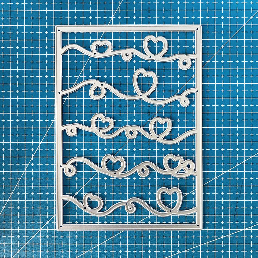 Heart Wavy Line Background Metal Cutting Dies DIY Scrapbooking Embossing Paper Photo Album Crafts Templates Mould Stencils dies серебряный
Heart Wavy Line Background Metal Cutting Dies DIY Scrapbooking Embossing Paper Photo Album Crafts Templates Mould Stencils dies серебряный