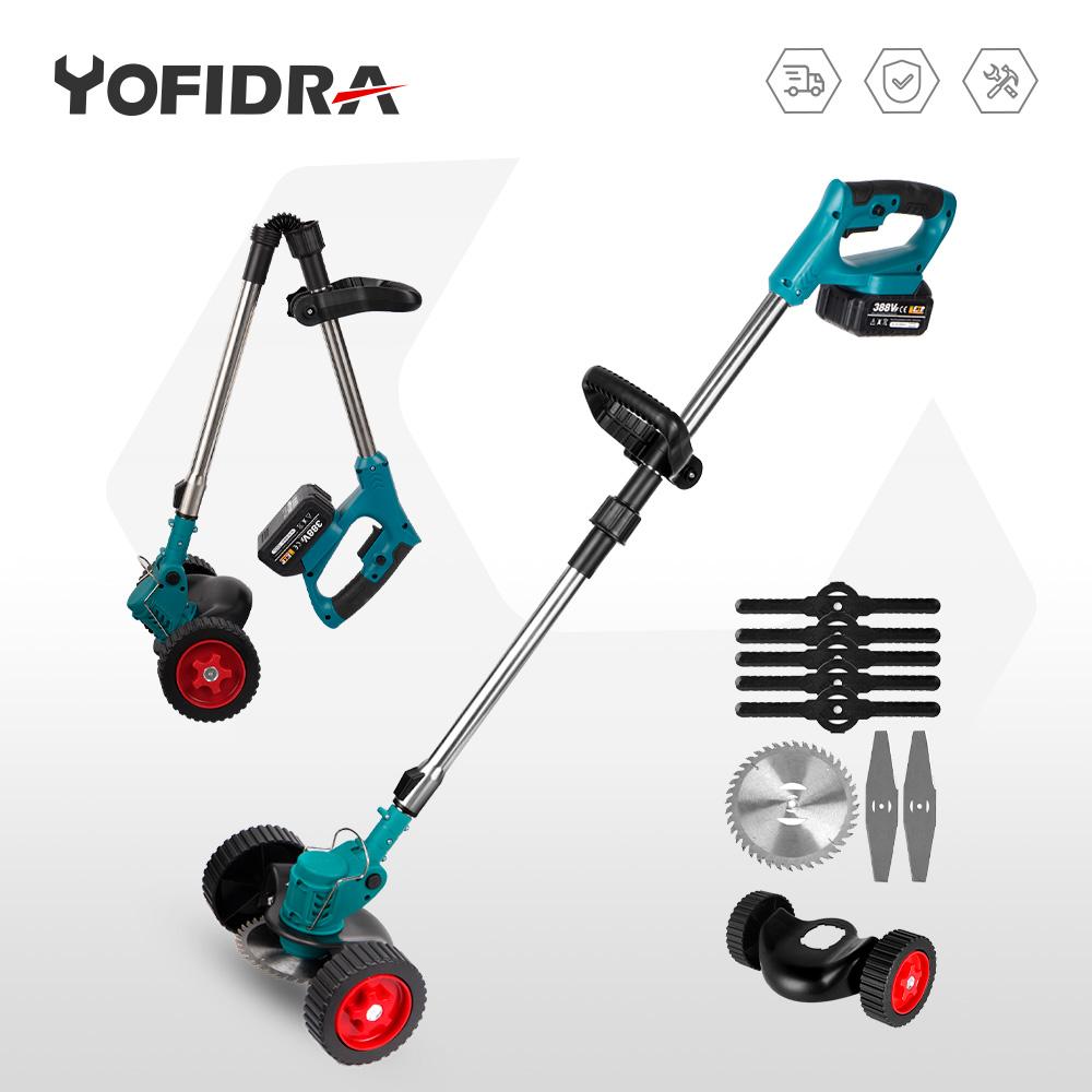 Yofidra 12000 об/мин электрическая складная газонокосилка беспроводной триммер для травы регулируемый ручной электроинструмент для Makita 18 В аккумулятор
Yofidra 12000 об/мин электрическая складная газонокосилка беспроводной триммер для травы регулируемый ручной электроинструмент для Makita 18 В аккумулятор