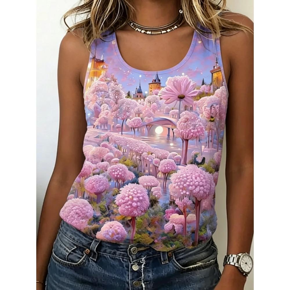 Summer Women s Large Size Colorful Flowers 3D Printing Vest Loose Fashionable Comfortable Soft Breathable O Neck Sleeveless Vest 6XL
Summer Women s Large Size Colorful Flowers 3D Printing Vest Loose Fashionable Comfortable Soft Breathable O Neck Sleeveless Vest 6XL
