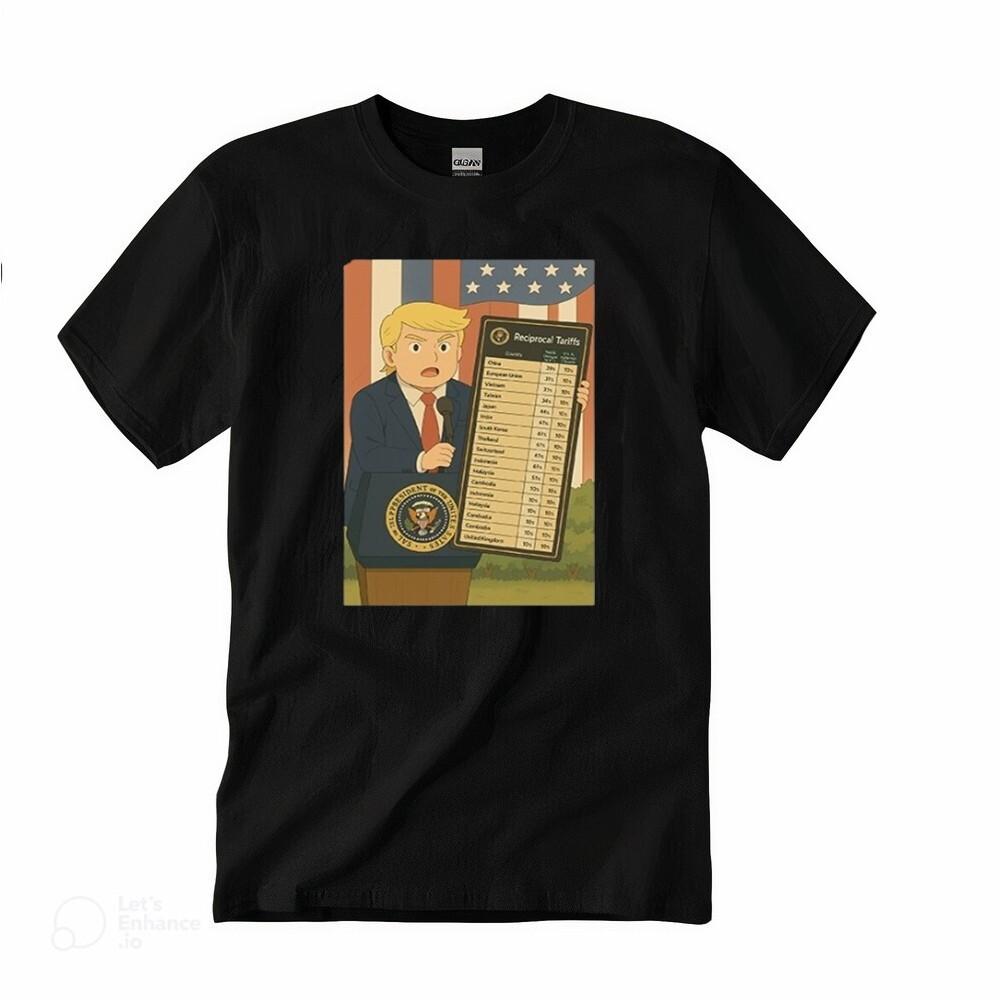 Funny Anime Trump Reciprocal Tariffs Shirt Unisex Classic T shirt Unisex T-Shirt XXXXL
Funny Anime Trump Reciprocal Tariffs Shirt Unisex Classic T shirt Unisex T-Shirt XXXXL