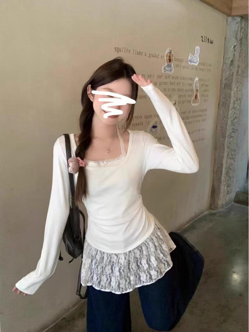 Женский кружевной свитер-халтер в стиле балета — корейский стиль осень/зима X-Large слоновая кость
Женский кружевной свитер-халтер в стиле балета — корейский стиль осень/зима X-Large слоновая кость