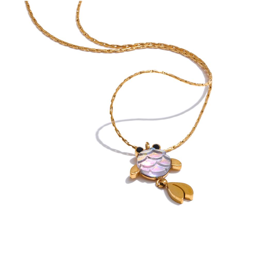 Yhpup Agile Goldfish Lucky Small Pendant Drop Necklace 316L Casting Fashion Stainless Steel Exquisite Recommend Jewelry Gift
Yhpup Agile Goldfish Lucky Small Pendant Drop Necklace 316L Casting Fashion Stainless Steel Exquisite Recommend Jewelry Gift