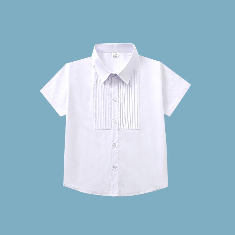 Unisex Kids White Pleated Shirt - Shrink & Wrinkle Resistant 180 cm
Unisex Kids White Pleated Shirt - Shrink & Wrinkle Resistant 180 cm