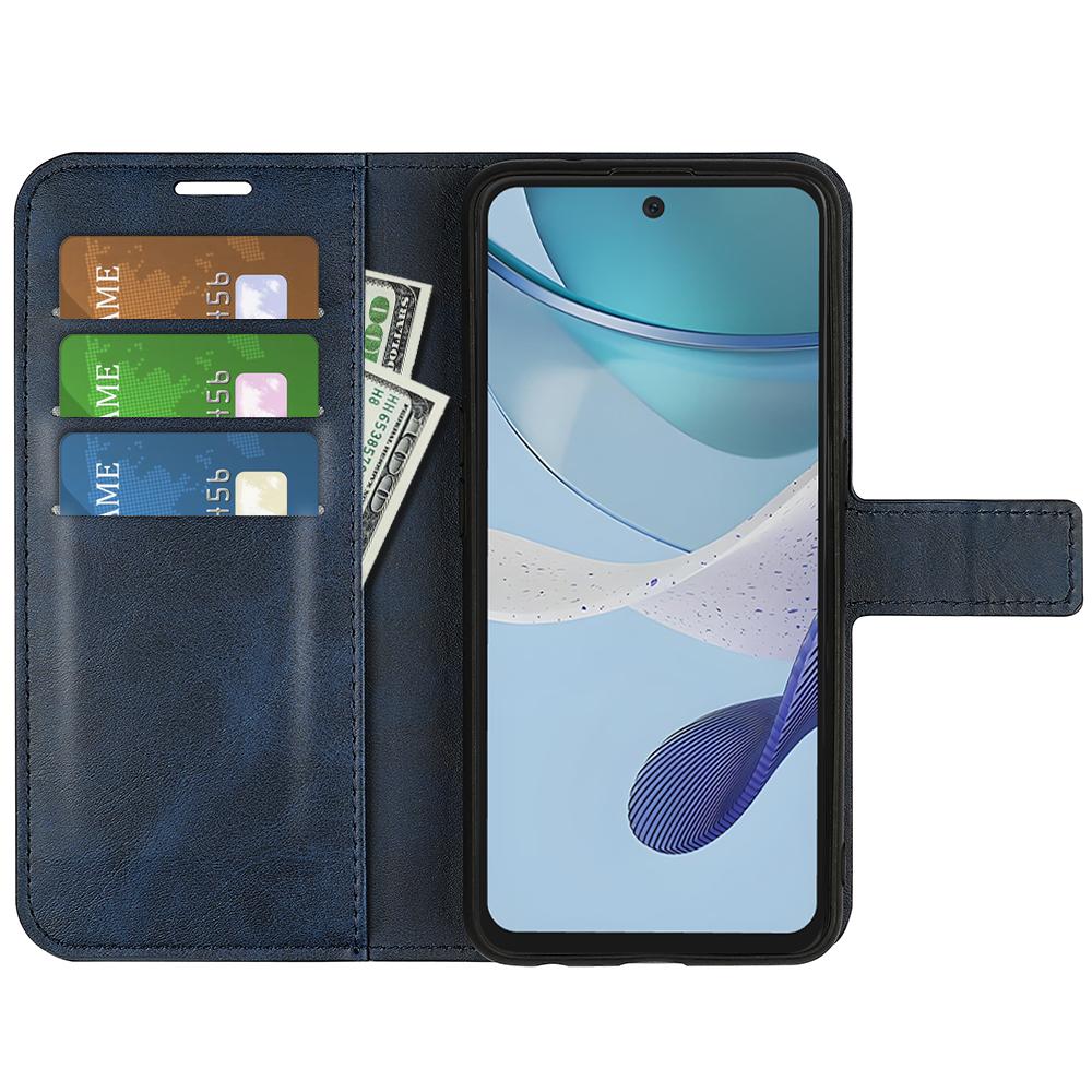 For Motorola Moto G53 5G Calf Texture PU Leather Wallet Case Square Clasp Drop-proof Phone Stand Cover Blue
For Motorola Moto G53 5G Calf Texture PU Leather Wallet Case Square Clasp Drop-proof Phone Stand Cover Blue